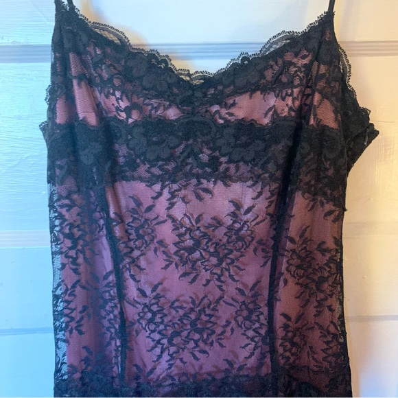 Black and Purple Lace Dress - Picture 2 of 8